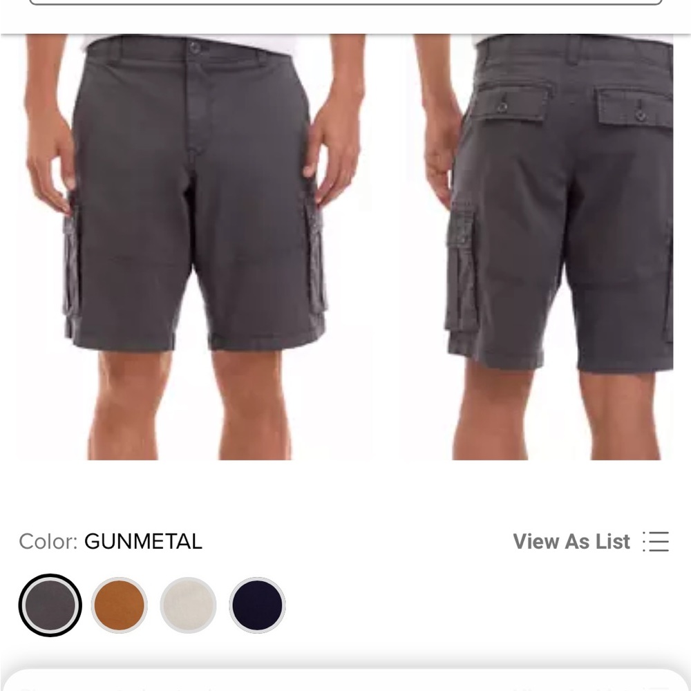 True Craft Gray Cargo Shorts Size 40. $20